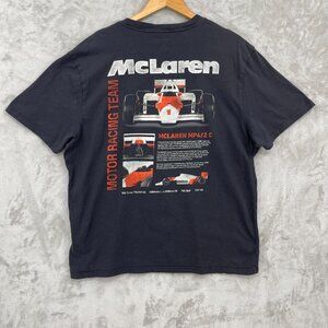 McLaren Motor Racing Team Double Sided Graphic Tee Black